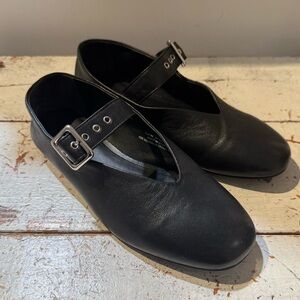 COS Black Mary Jane Flats with Buckle